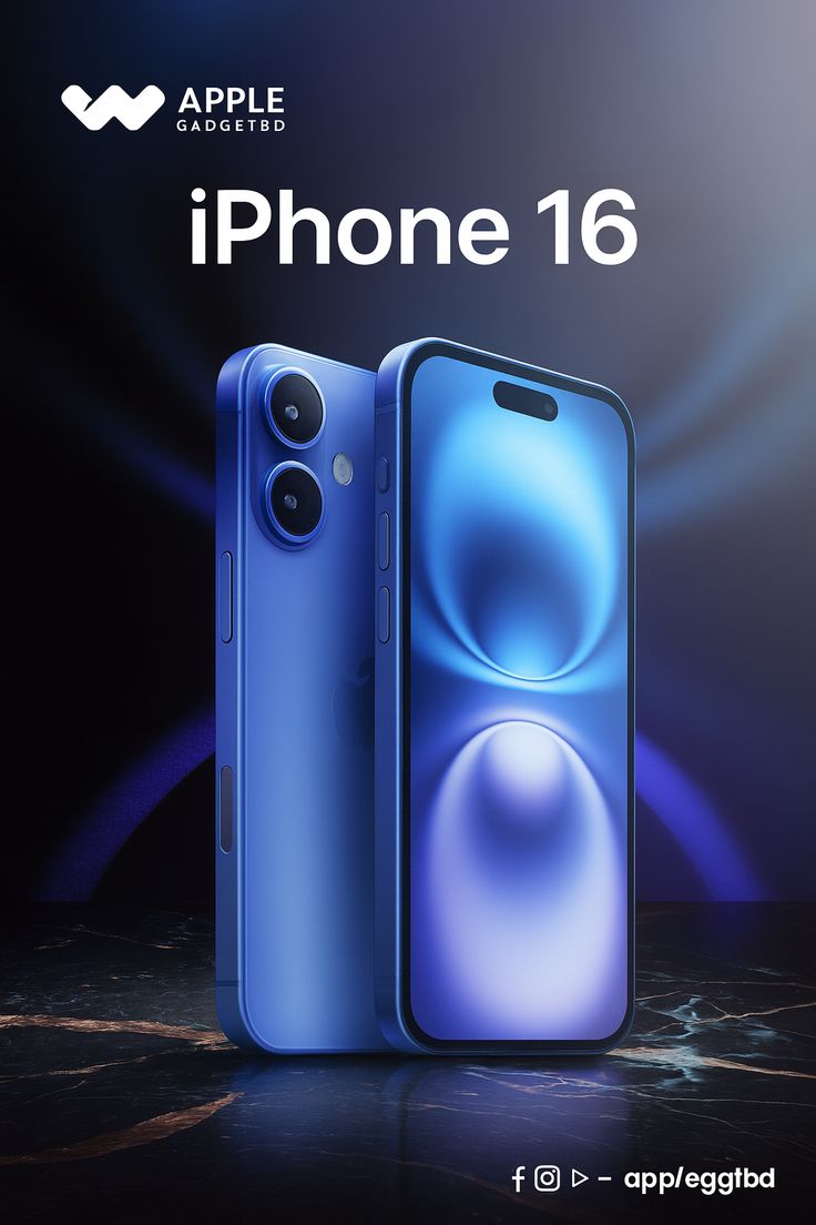 گوشی طرح اپل iphone 16 | حافظه 128 رم 8 گیگابایت