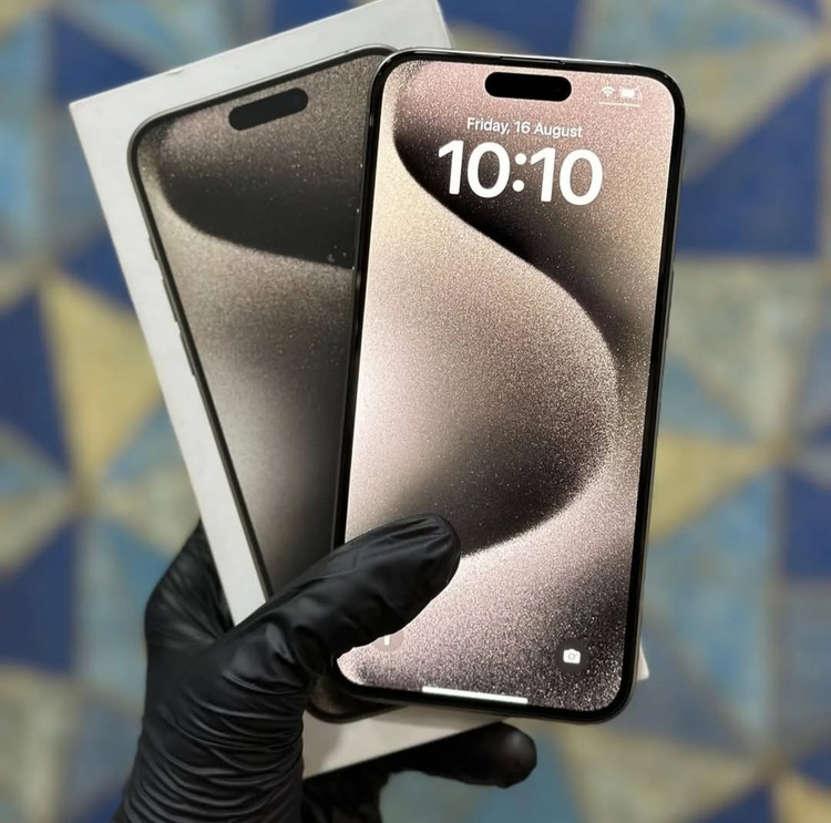 گوشی طرح اپل iphone 15 pro max | حافظه 256 رم 12  گیگابایت سایز اصلی